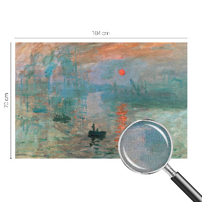 Self-adhesive photo wallpaper with a port landscape motif