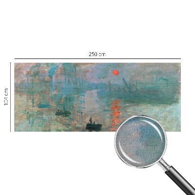 Self-adhesive photo wallpaper with a port landscape motif