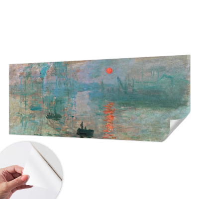 Self-adhesive photo wallpaper with a port landscape motif