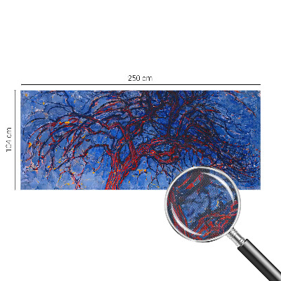 Peel and stick wall mural for bedroom Flame Tree