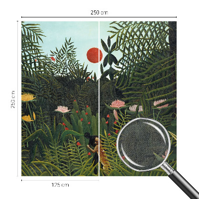 Removable wall mural wallpaper Exotic landscape