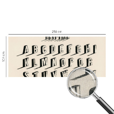 Peel and stick wall mural for kids' room with a vintage-inspired design