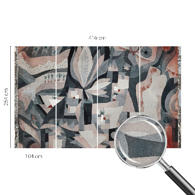 Children's wall mural Abstraction of nature