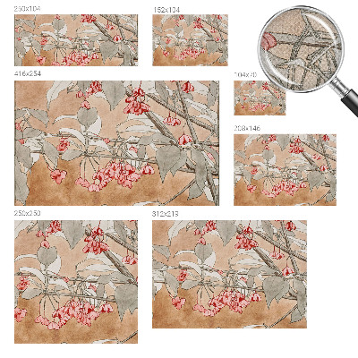 Peel and stick wall mural Floral harmony