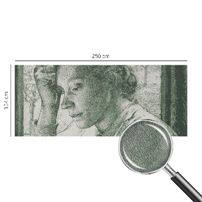 Stick-on wall mural Reflective woman