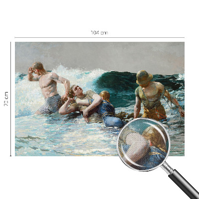 Removable wall mural wallpaper featuring a naval combat scene