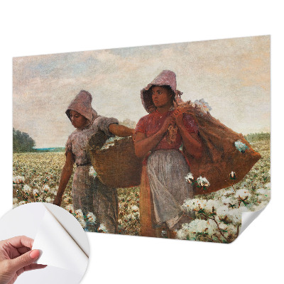 Peel and stick wall mural for living room with the design 