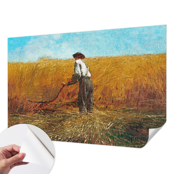 Peel-and-stick wall mural featuring the
