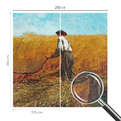 Peel-and-stick wall mural featuring the 
