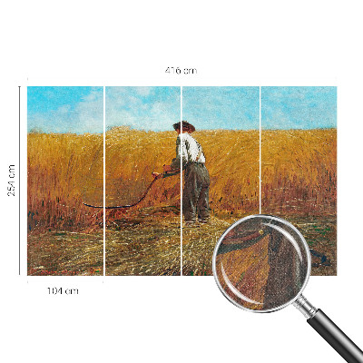 Peel and stick wall mural for bedroom Harvest in the sun