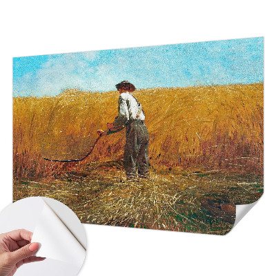 Peel and stick wall mural for bedroom Harvest in the sun