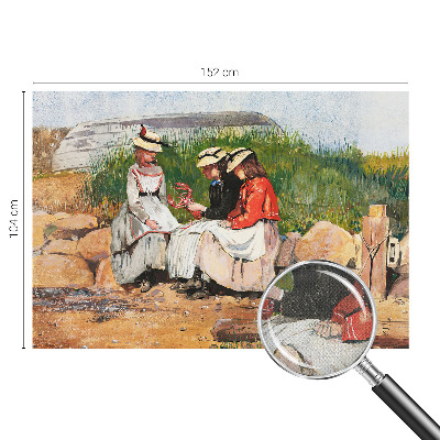3D wall mural with a summer vacation scene