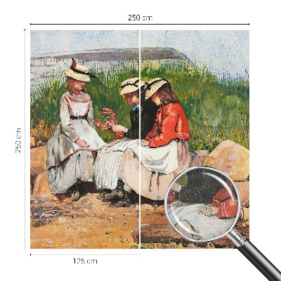 3D wall mural Summer vacation