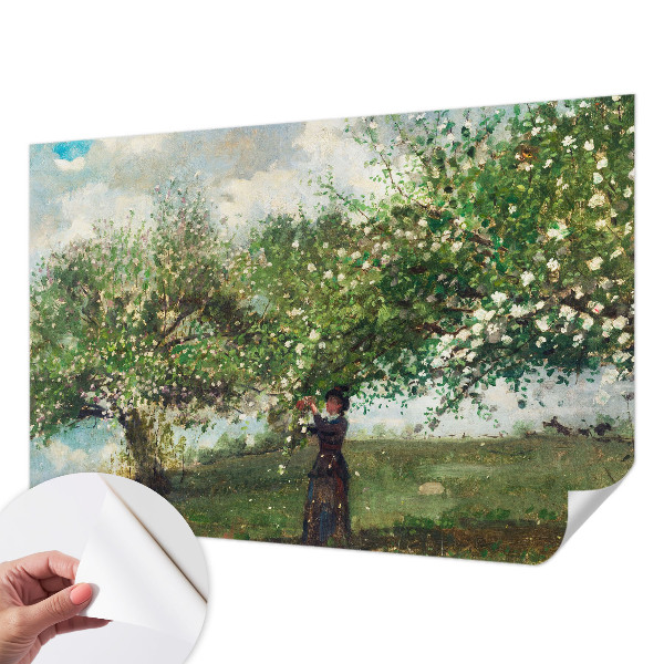 3D photo wallpaper mural Spring scene