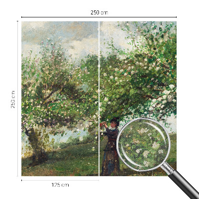 3D photo wallpaper mural Spring scene