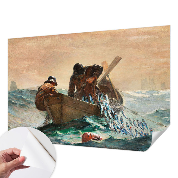 Nursery wall mural with a sea adventure motif