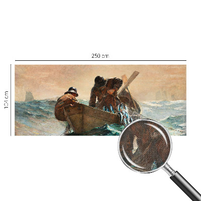 Nursery wall mural with a sea adventure motif