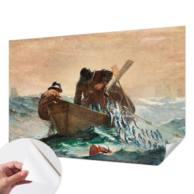 Nursery wall mural with a sea adventure motif