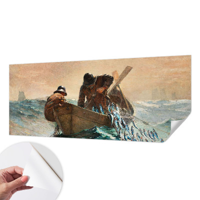Nursery wall mural with a sea adventure motif