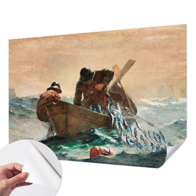 Nursery wall mural with a sea adventure motif