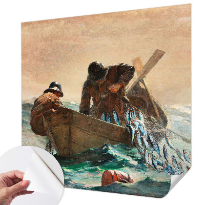 Nursery wall mural with a sea adventure motif