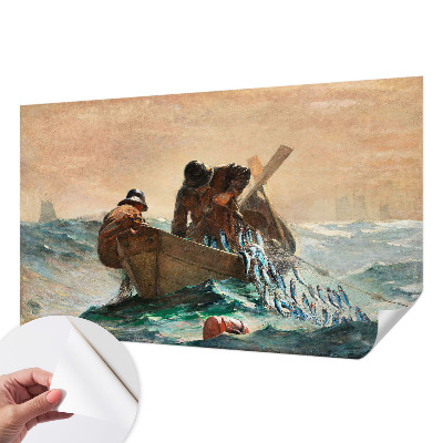 Nursery wall mural with a sea adventure motif