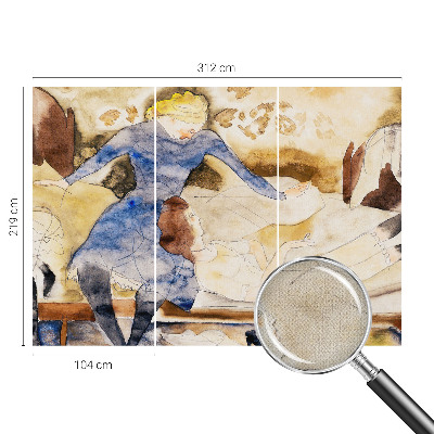 Children's wall mural Feminine peace