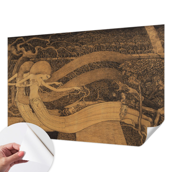 Nursery wall mural Surrealistic characters