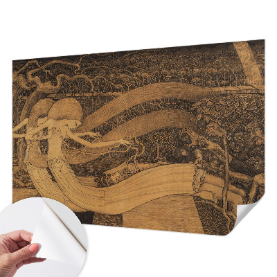 Nursery wall mural Surrealistic characters