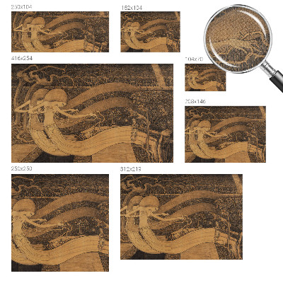 Nursery wall mural Surrealistic characters