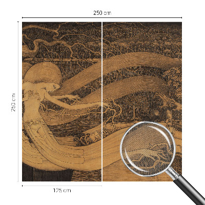 Nursery wall mural Surrealistic characters