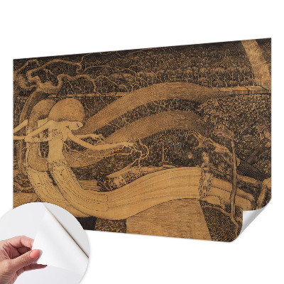 Nursery wall mural Surrealistic characters