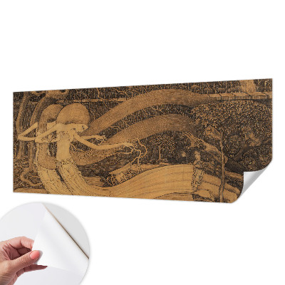 Nursery wall mural Surrealistic characters