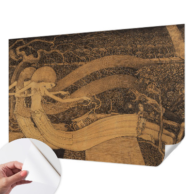 Nursery wall mural Surrealistic characters