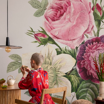 Peel and stick wallpaper mural Flower bouquet