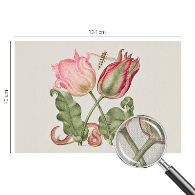 Peel and stick wall mural Tulip beauty
