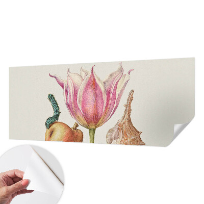 Removable wall mural featuring a natural symbiosis design