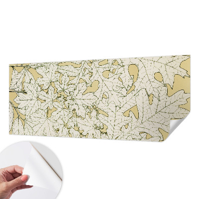 Removable wall mural wallpaper Tree leaves