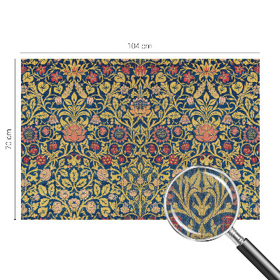 Peel and stick wall mural for bedroom Floral pattern