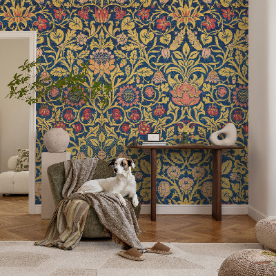 Peel and stick wall mural for bedroom Floral pattern