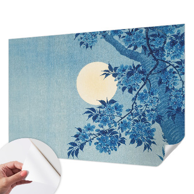 Peel and stick wall mural for kids' room Flower Moon