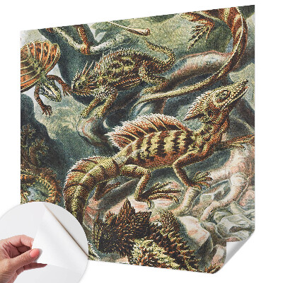 Baby room wall mural Exotic reptiles