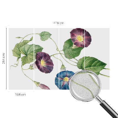 Peel and stick wallpaper mural Floristic elegance