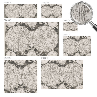 Removable wall mural wallpaper Star map