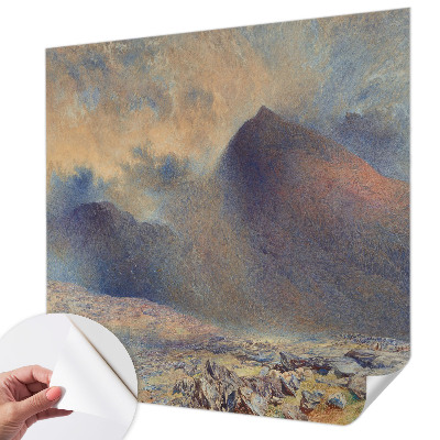 Peel and stick wall mural for bedroom Mountain landscape