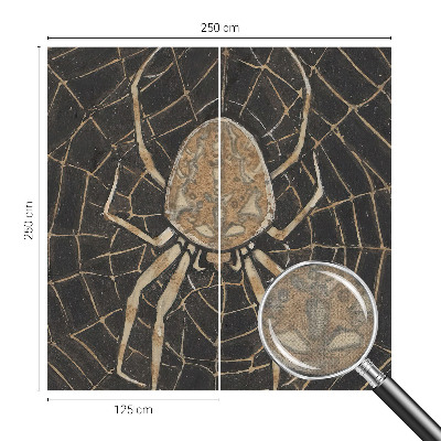 Children's wall mural Spider's web