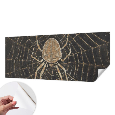 Children's wall mural Spider's web