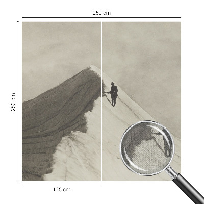 Baby room wall mural Lone climber