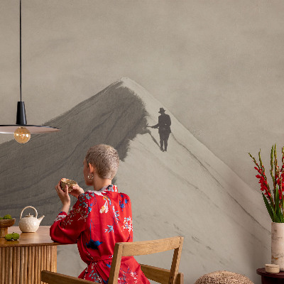 Baby room wall mural Lone climber