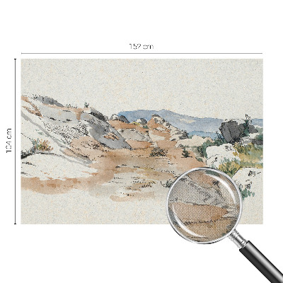 Removable wall mural Rock landscape